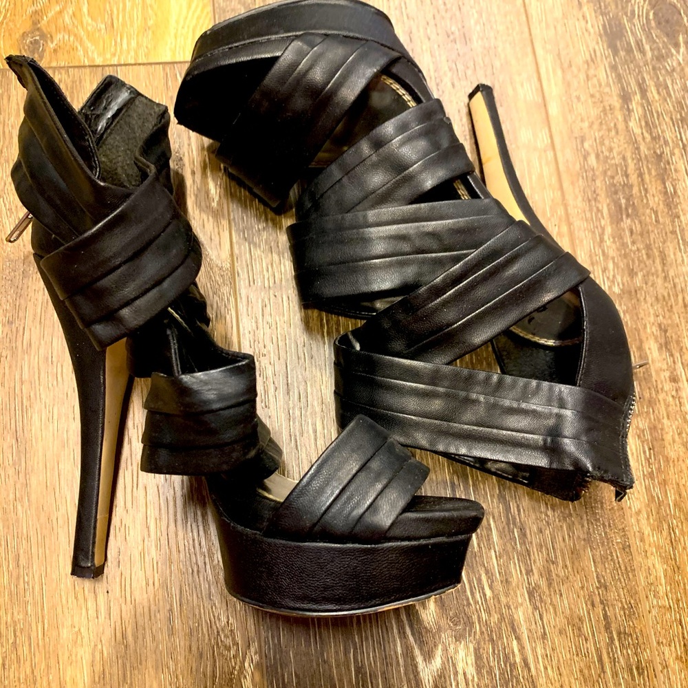Black Bakers Heels